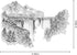 Tree Mountain River Background Clear Stamps for Card Making, Forest Falls Landscape Clear Silicone Rubber Stamp Silicone Reusable Stamp for DIY Sc...