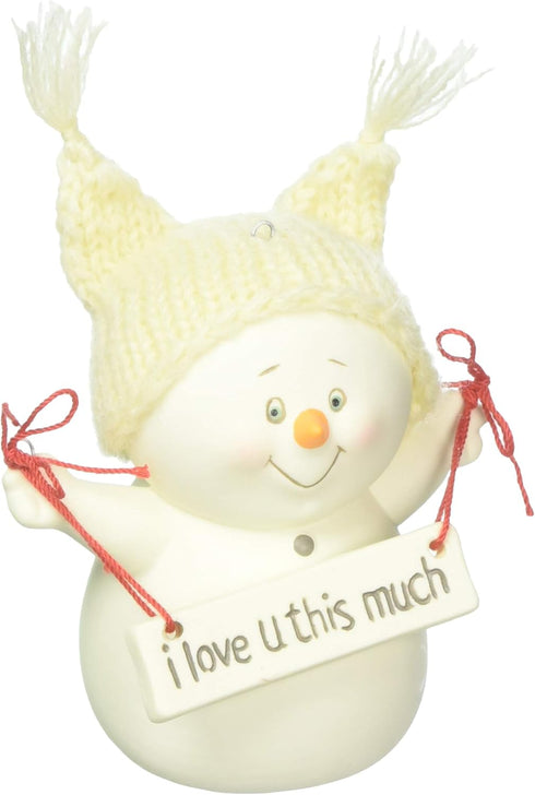 Department 56 Snowpinions I Love You This Much Hanging Ornament...