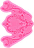 Baroque Fondant Molds Scroll Border Lace Silicone Molds Relief Flower Mold For Cake Decorating Cupcake Topper Chocolate Candy Gum Paste Polymer Cl...