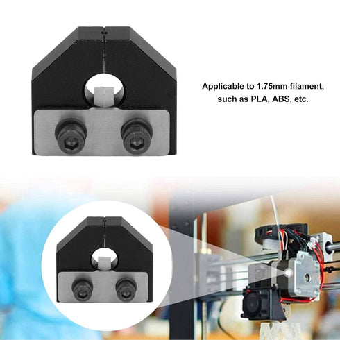 Wide Compatibility with Filament Welders, Standard Design Aluminum Alloy Filament Welding Connectors, PLA (Black)...