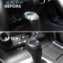 Korlot Carbon Gear Shift Knob Head Cover Trim for Chevrolet Corvette C7 2014-2019 Interior Accessories...