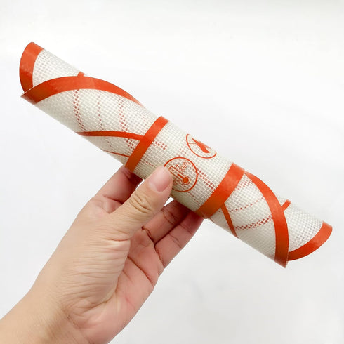 Silicone Baking Mat for Dutch Oven, Silicone Bread Sling with Long Handles Reusable Sourdough Bread Baking Supplies (Orange)...