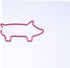 Pig Shaped Paper Clips Great for Paper Clip Collectors or Office Gift - Comes in Round Tin with Lid and Gift Box (Pink 100 Count Refill Bag No Tin...