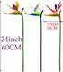 Artificial Flowers Bird of Paradise Greenery Plants Indoor Outside Garland Home Garden Office Verandah Wedding Decorations 6pcs (Yellow, 6 Pack)...