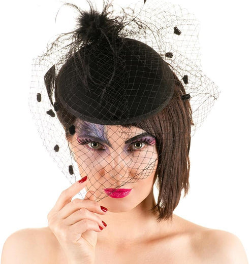FINGERINSPIRE 3 Colors Round Hat Base with Clip 5.1 inch Diameter Polyester Sinamay Circle Hat Base Fascinator Base Millinery Women Hat Making Cra...