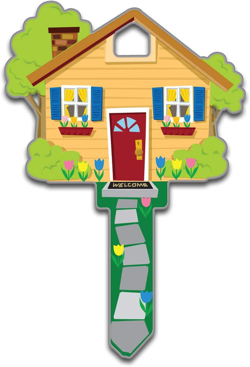 Lucky Line Key Shapes, Home, House Key Blank, LW, 1 Key (B105L)...