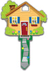 Lucky Line Key Shapes, Home, House Key Blank, LW, 1 Key (B105L)...