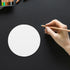 8PCS 10CM Round Canvas Drawing Board Premium Art Painting Board Artist Round Shape Canvas Board Oil Paint Canvas Sketchpad canvases for painting,a...