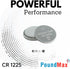 CR 1225 Batteries 3v Lithium Button Cell Battery Combo Pack - 5 Count...