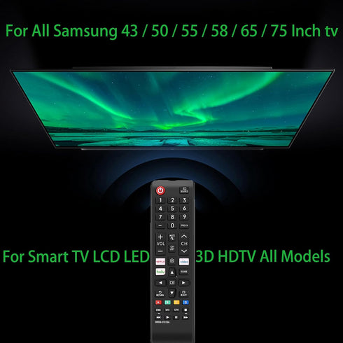 Universal Remote Control for All Samsung TV Remote Compatible All Samsung LCD LED HDTV 3D Smart TVs Models...