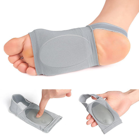 Arch Support with Non-Slip strap for Women&Men,Plantar Fasciitis Sleeves with Built-In Gel Pads, Foot Pain Relief Cushions for Fallen Arches(2pair...
