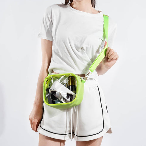 Clear Bag Stadium Approved, Crossbody Transparent Bag for Concerts Sports Events, Purses for Men & Women...