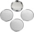 KitsPro 2.2Inch 56MM Wheel Center Caps, Pack of 4 (Chrome, Outer 56MM, Inner 53MM)...