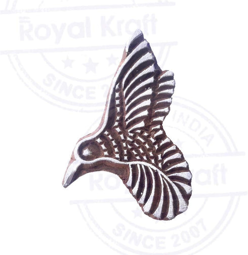 Royal Kraft Wooden Stamps DIY Fabric, Textile, Clay, Pottery, Paper, Henna Printing Blocks THDtag071...