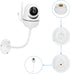Baby Monitor Wall Mount Holder Compatible with HelloBaby HB65/HB6550/HB6339/HB6558/HB66/HB248,ANMEATE SM935E/SM650,Bonoch,ChildsFarm Baby Monitor,...
