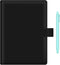 A5 Notebook Binder - Candy Sweet Leather 6 Ring Planner with Stylish Design, Loose Leaf Personal Organizer Binder Cover with Press Button Closure...