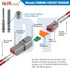JRready Deutsch Connector 2 Pin Connector Kits with 16 Solid Contacts(14-20AWG),ST6328-2 DT Series Waterproof Connector 2 Pin 5 Set and Deutsch Pi...
