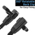 Earpiece Headset for Garmin Radio Rino 110 120 130 520HCX 530HCX 610 650 655T 700T 750 755T Walkie Talkie 2.5mm 1-pin FBI Style Covert Acoustic Tu...