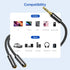 Syncwire Headphone Splitter, Nylon-Braided Extension Cable Audio Stereo Y Splitter (Hi-Fi Sound), 3.5mm Male To 2 Ports 3.5mm Female Headset Split...