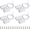 Aoje-Link RC-38A NC Wired Magnetic Door Switch Window Sensor Alarm for Home Security Access Control and Burglar Alarm Systems White 4pcs...