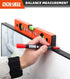 DOWELL 12 Inch Magnetic Spirit Level with Metric Scale, 3 Different Bubbles-45°/90°/180°HY030660...