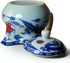 Yxhupot Teapot 15oz Blue White Porcelain China Stainless Steel Infuser Dragon and Phoenix (cihu long)...