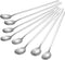 Briout 8-Piece 9-Inch Long Handle Iced Tea Spoon, Ice Cream Spoon, Premium 304 Stainless Steel Cocktail Stirring Spoons...