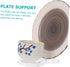 Alipis 2pcs Plate Display Stand China Dish Shape Acrylic...