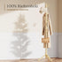 Pipishell Coat Rack Sturdy Wooden Coat Rack Stand, Adjustable Coat Tree, Free Standing Tree Hanger with 4 Sections & 8 Hooks, for Home/Bedroom/Off...