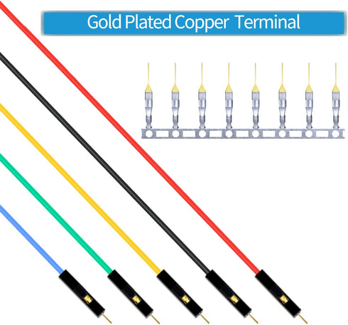 10 PCS Stackable Banana Plug to Jumper Wire | Binding Post to Solderless Breadboard Jumper Wire | 22 AWG Copper Core Soft Silicone Flexible Wire T...
