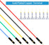 10 PCS Stackable Banana Plug to Jumper Wire | Binding Post to Solderless Breadboard Jumper Wire | 22 AWG Copper Core Soft Silicone Flexible Wire T...