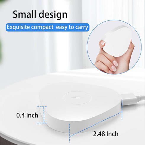 Wireless Charger Compatible with Sonos Roam Gen 2nd/1st, Magnetic Charging Base, Power up Charging Dock for Portable Bluetooth Speaker for Sonos R...