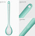 13.3" Solid Cooking Spoon: U-Taste 600ºF Heat Resistant Kitchen Mixing Spoon, Food Grade Nonstick Long and Large Rubber Soup Utensil for Serving, ...