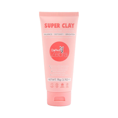 Super Clay Face Mask, 2.7 oz - With Kakadu Plum, Magnesium, Zinc and Silica - Nourishing Face Mask - Clay Mask for All Skin Types...