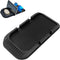 Car Dashboard Anti-Slip Mat Cell Phone Holder, Double-Groove Sticky Gripping Gel Pad with Number Plate, Multifunctional Car Dashboard Sticky Pad M...