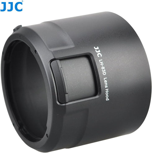 JW LH-83D BLACK Reversible Lens Hood For CANON EF 100-400mm f/4.5-5.6L IS II USM Lens w/ CPL ND Filter Adjustment Window replaces Canon ET-83D + J...