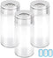 Segarty Spice Jar with Shaker Lids, 3 Pack 4 oz Glass Spice Jars with Adjustable Pour Large Holes, Empty Storage Seasoning Containers Spices Bottl...