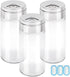 Segarty Spice Jar with Shaker Lids, 3 Pack 4 oz Glass Spice Jars with Adjustable Pour Large Holes, Empty Storage Seasoning Containers Spices Bottl...