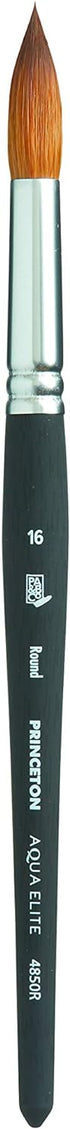 Princeton Aqua Elite, Series 4850, Synthetic Kolinsky Watercolor Paint Brush,Round, Size 16...