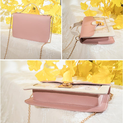 Small Crossbody Purse for Women Chain Shoulder Handbag Mini Cute Cross Body Bag with Detachable Chain Strap...