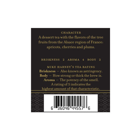 Harney & Sons Fruits d'Alsace, 4oz Tin of Loose Black Tea with Apricot & Cherry, and Fruit Flavors...