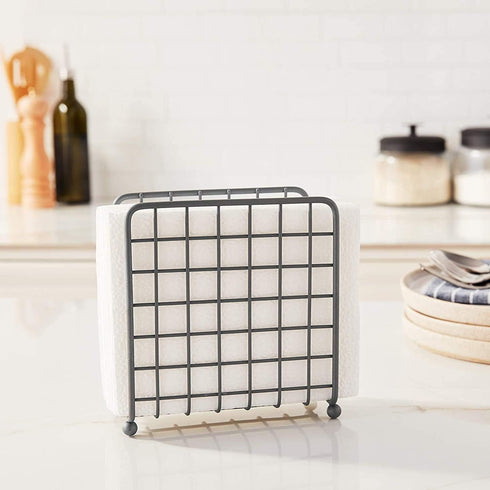 Spectrum Diversified Grid Napkin Holder, Industrial Gray...
