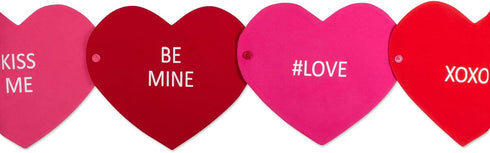 DII Valentine's Day Table Top Collection, Placemat/Table Runner, 14x58, Sweet Talk, 4 Piece...
