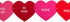 DII Valentine's Day Table Top Collection, Placemat/Table Runner, 14x58, Sweet Talk, 4 Piece...
