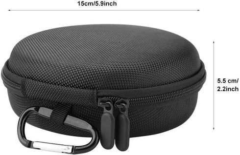Bluetooth Speaker Bag Portable Full Bluetooth Speaker Storage Bag Case for A1with Carabiner for Transportation, Travelling, Outdoor Activities Bla...