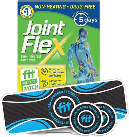 JointFlex FIT Therapy Far Infrared Patch Trial Pack, Supports Continuous Active Mobility for Muscles & Joints, up to 5 Days/Patch, Water Resistant...