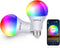 Smart Light Bulbs, WiFi Bluetooth Dimmable LED RGB Light Bulbs, Full Color Changing Light Bulb Smart Light Bulbs Compatible with Alexa & Google As...