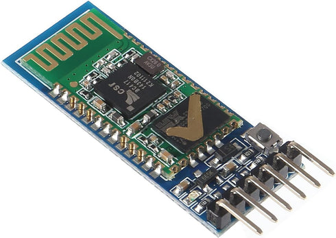 3Pcs HC-05 Wireless Bluetooth RF Transceiver Master Slave Integrated Bluetooth Module 6 Pin Wireless Serial Port Communication BT Module...