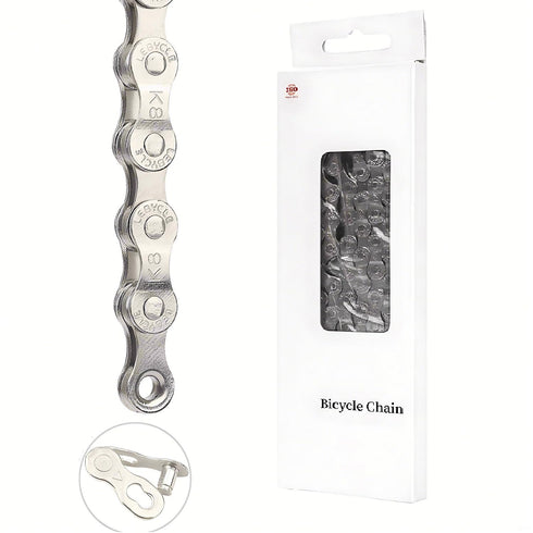 Bike Chain, 6/7/8 Speed Bicycle Chain Replacement, 1/2"x3/32" 116 Links Chain for Road Bike/BMX/MTB, Bicycle Accessories...