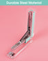 Clear Acrylic Stapler, Desktop Stapler, Office Stapler, Elegant Modern Desk Accessory for The Desk at Home, Office, or School?Macaron Green?...